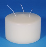 9790IY 120mm x 80mm Multiwick Candle Ivory