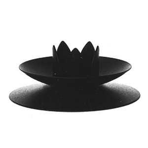 479B 1.25" (32mm) Petal Candleholder in saucer